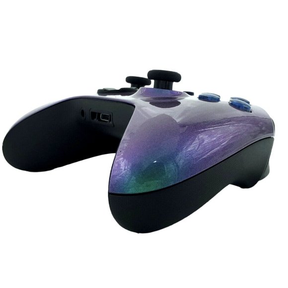 Custom Xbox Series X / S Wireless Controller - Glossy Chameleon Green Purple - Picture 6 of 8